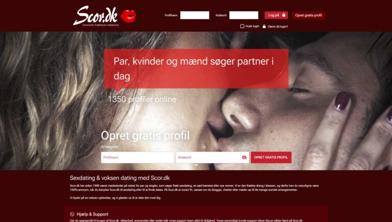 Scor.dk screenshot